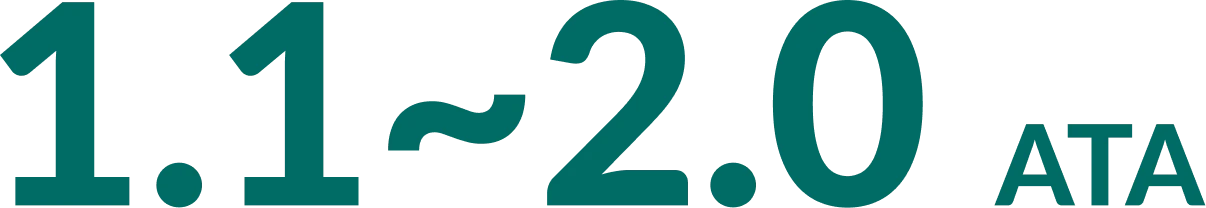1.1~2.0 ATA
